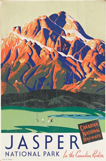 VARIOUS ARTISTS.  CANADIAN NATIONAL RAILWAYS. Two posters. Circa 1930s. Each 29¼x19½ inches, 74¼x49½ cm.